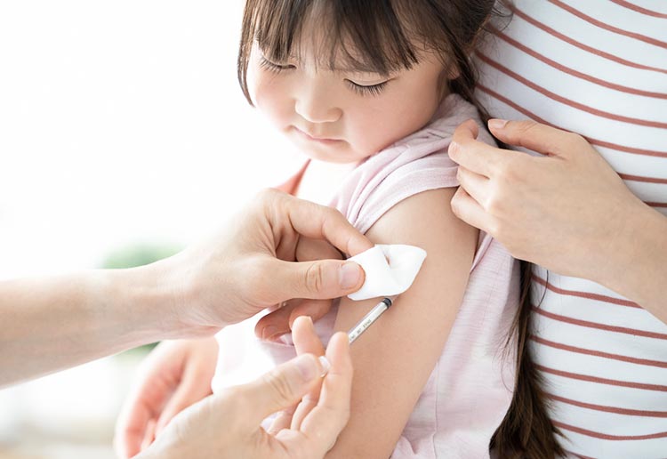 小児予防接種画像